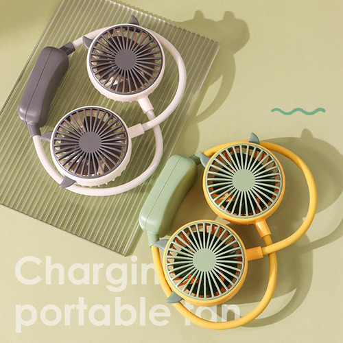 Ventiladores Para Colgar En El Cuello Ventilador De Amarillo