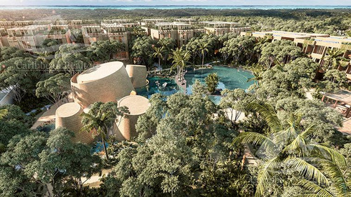 Departamento En Venta En Aflora Aldea Zama Tulum Hcs5442