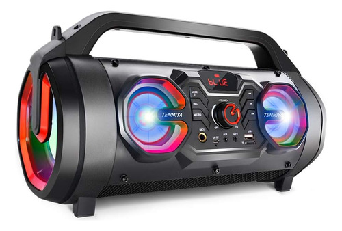 Altavoz Bluetooth Portátil Con Subwoofer, Altavoces Inalámbr