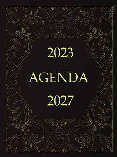 Agenda 2023-2027: Organizador Mensual 5 Años 2023 À 2027 Mes