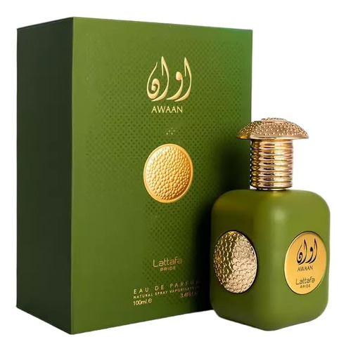 Lattafa Perfumes Awaan Gold Eau De Parfum Spray For Unisex, 