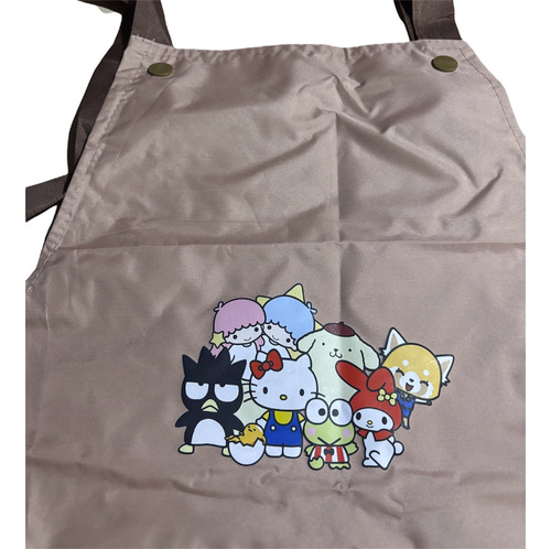 Mandil Plastificado Delantal De Cocina Hello Kitty - Sanrio Café Sanrio