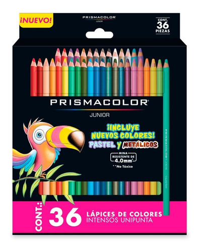 Colores Prismacolor Junior X 36 Color del trazo Colores surtidos