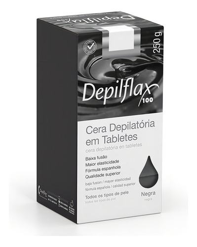 Cera Depilatoria Em Barras Quente Depilflax Baixa Fusão