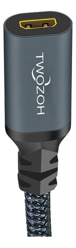 Adaptador De Cable Twozoh Micro Hdmi Macho A Hembra, Micr...