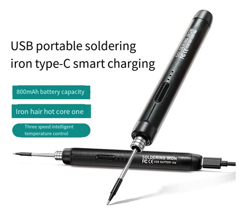 Para Kit De Soldador Micro-usb De 5 V, Con Soldadura