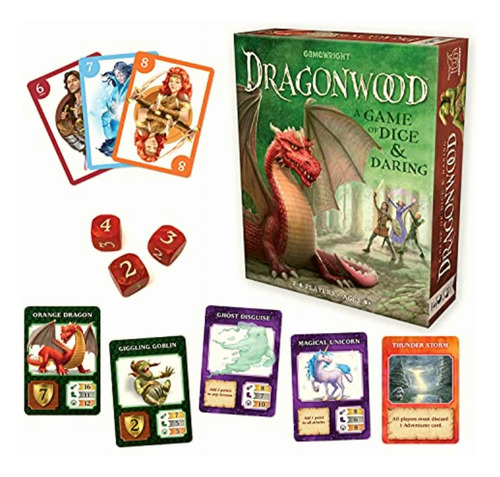 Dragonwood A Game Of Dice & Daring Board Game