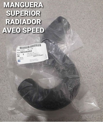 Manguera Superior Aveo Speed Gm