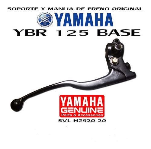 Soporte Con Manija De Freno Yamaha Ybr 125 Original Base Fas