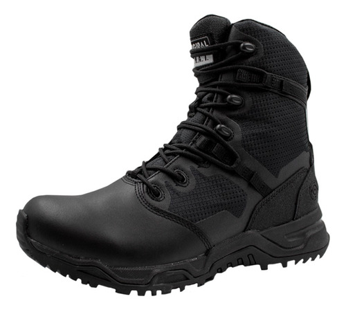 Bota Original Swat Alpha Fury 8 Punta Pulible Con Cierre