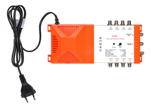 Amplificador De Distribución De Ruido Y Tv Bajo Con 8 Unidad