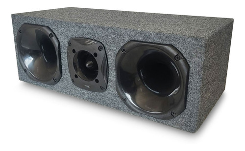 Caixa Corneteira 360w Rms Som Corneta 2 Driver + 1 Tweeter