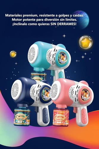 Burbujas Juguetes Burbujas Eléctrica Con Luz Es Recargable