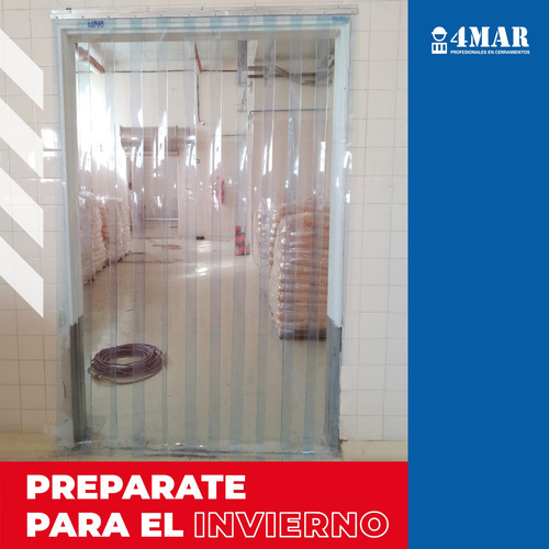 Cinta Banda Pvc Cortina Sanitaria 300x3mm Rollo 30 Metros