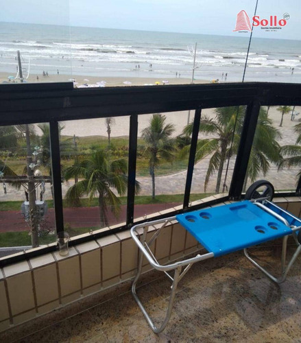 Imagem 6 de 13 de Edifício Arkansas Apartamento Com 3 Dormitórios À Venda, 106 M² Por R$ 415.000 - Caiçara - Praia Grande/sp - Ap0705
