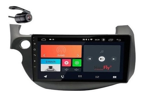 Kit Multimídia Honda Fit  Android Gps Wifi Bt  2008 À 2013