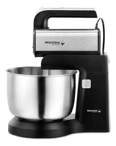 Batidora De Mano Y Soporte 5 Velocidades 250w, Luz Led Negro Frecuencia