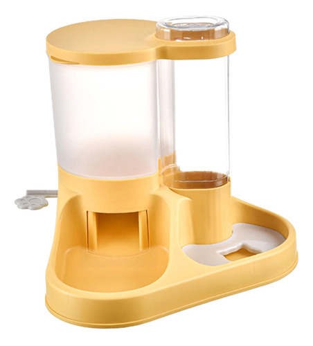 Juego De Dispensador De Agua Y Comida Para Amarillo