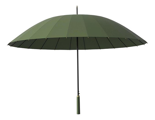 Paraguas Impermeables Con 16 Varillas Reforzadas, Color Verd
