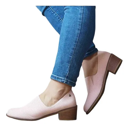 Zapatos Mujer Taco Ca a Corta Temporada Primavera Verano