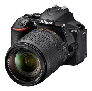 Nikon Kit D5600 + lente 18-140mm VR DSLR cor preto