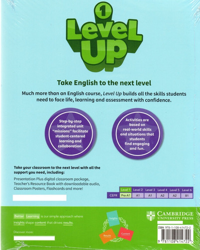 Level Up 1 Workbook With Online Resources