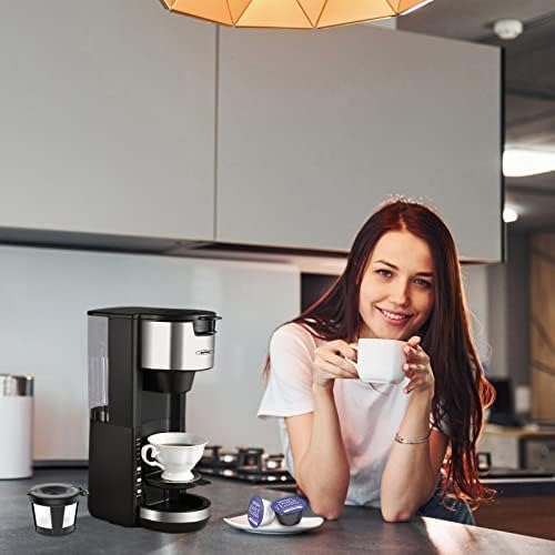 Cafetera 2 En 1 De Una Sola Porción, Cafetera De Una Taza Pa
