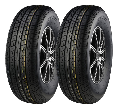 Kit De 2 Llantas Para Carro Rin 15 Compasal 215/75r15 100t