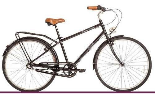 Bicicleta urbana masculina Raleigh Classic R28 3v freno v-brakes color negro  