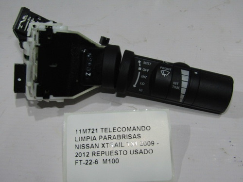 Telecomando Limpia Parabrisas Nissan Xtrail T31 2009 - 2012