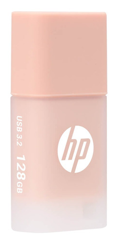 Hp Usb 3.2 X768 128gb Memoria En Color Beige Rosé Pastel 