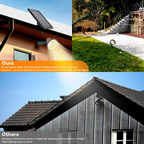 Focos De Luz Con Energía Solar Para Exteriores, Impermeables