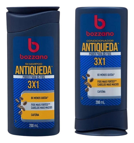 Kit Bozzano Shampoo + Condicionador Antiqueda 200ml