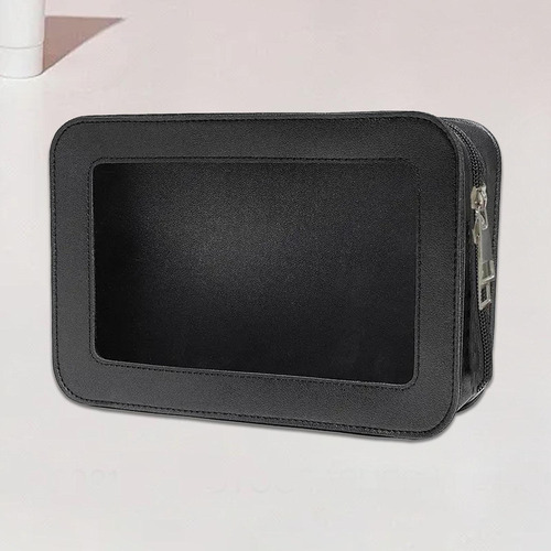 Bolsa De Maquillaje Transparente E Impermeable Con