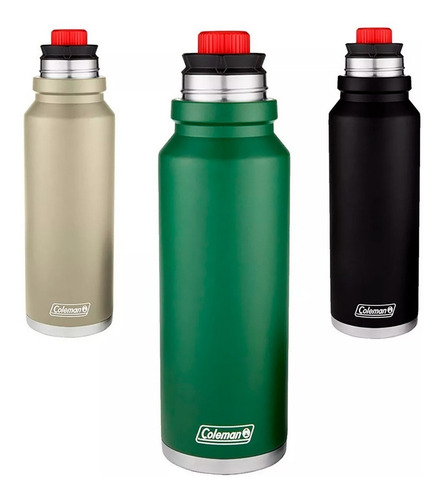 Termo Acero Inoxidable 1.2 L Coleman 37 Hs Garantia Por Vida