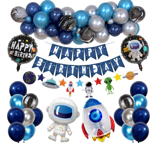 Globos De Astronauta Para Decoración De Cumpleaños Infantil