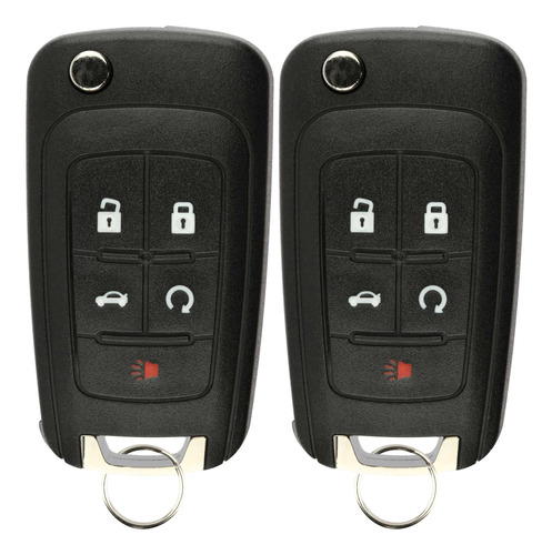 Keylessoption Keyless Entry Car, Llavero Remoto Uncut Flip, 