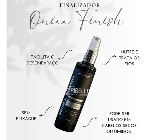 Finalizador Em Oleo Onixx Finish Protetor Térmico 200ml