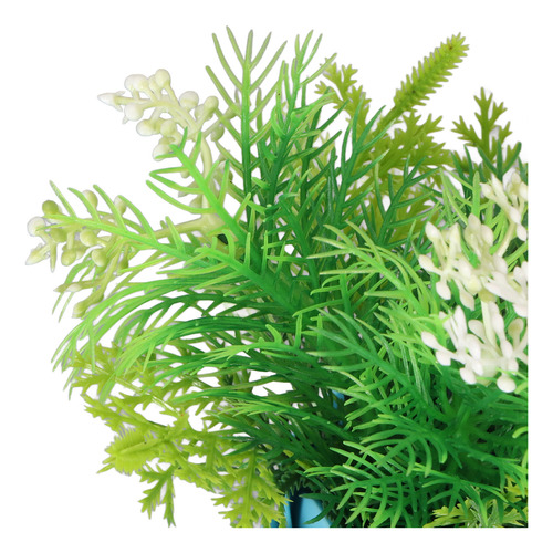 Plantas De Aquário Falsas, 2 Peças De Resina Artificial De F