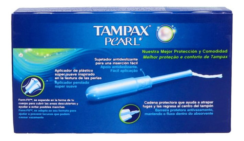Tampax Pearl Caja Con 8 Absorbentes Internos