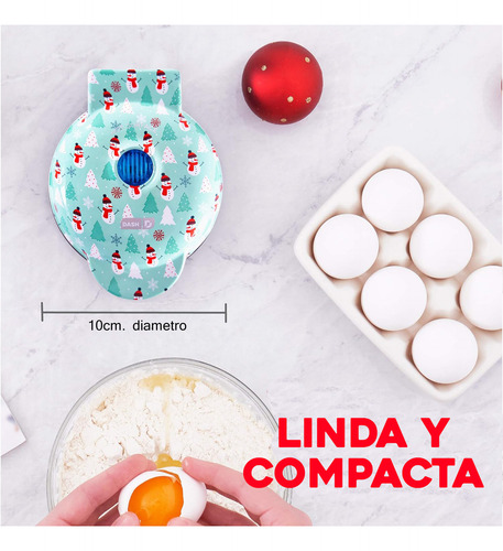 Mini Wafflera Arbol Navidad Dash