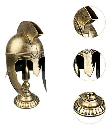 Casco De Paladín Romano, Casco De Caballero Dorado