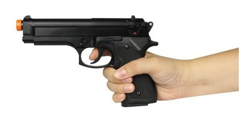 Pistola Airsoft Spring Kwc Beretta M92 + Bbs 0.12g + Maleta