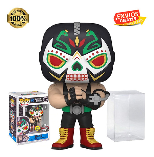Funko Pop Bane 412 Exclusivo Brilla Dc Batman Protector Dia