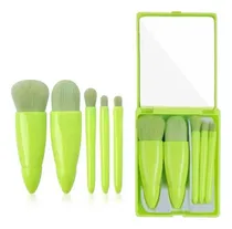 Comprar Set X 5 Mini Brochas Con Estuche Y Espejo Para Cartera