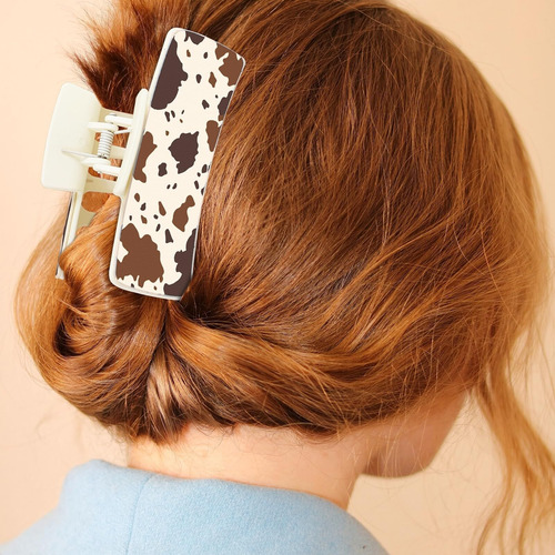4 Pinzas Para El Cabello Cuadradas Con Flores De Girasol