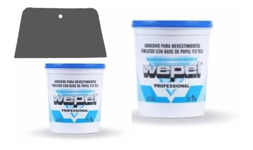 Adhesivo Wepel Papeles X 2 Kg + Espátula Plástica Decostock