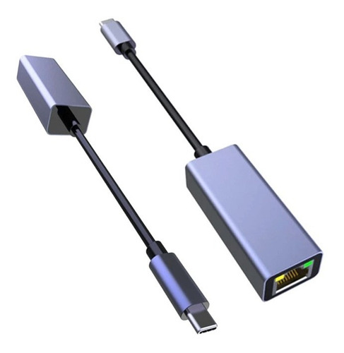 Imagen 1 de 4 de Adaptador Gigabit Hub Usb Tipo C A Rj45