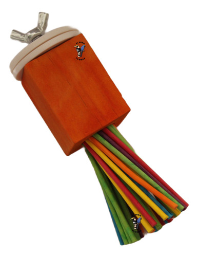 Percha De Madera Para Aves Pericos Ninfa Mp004
