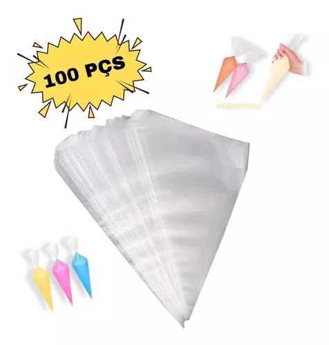 Kit Confeiteiro Com 20 Sacos de Descartaveis Para Confeitar Bolos